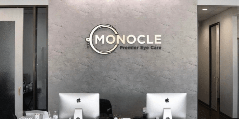 Monocle Eye Care Front Desk and Lobby