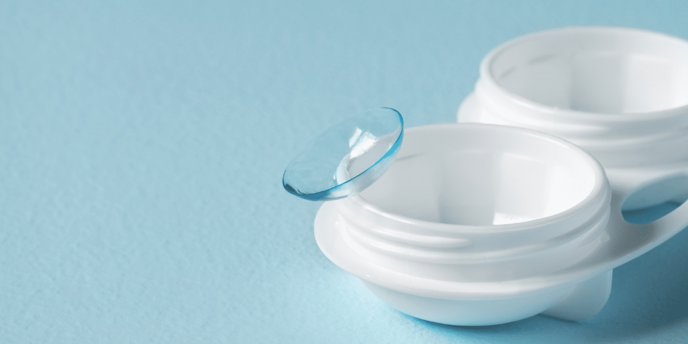 Contact lenses and case